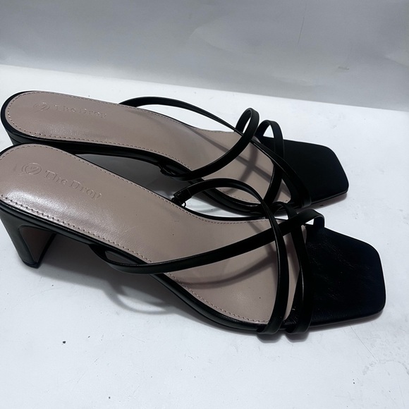 The Drop Women's Sz 12 Amelie Strappy Square Toe Heeled Sandal - Picture 5 of 8